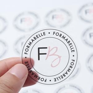 透明封口标签