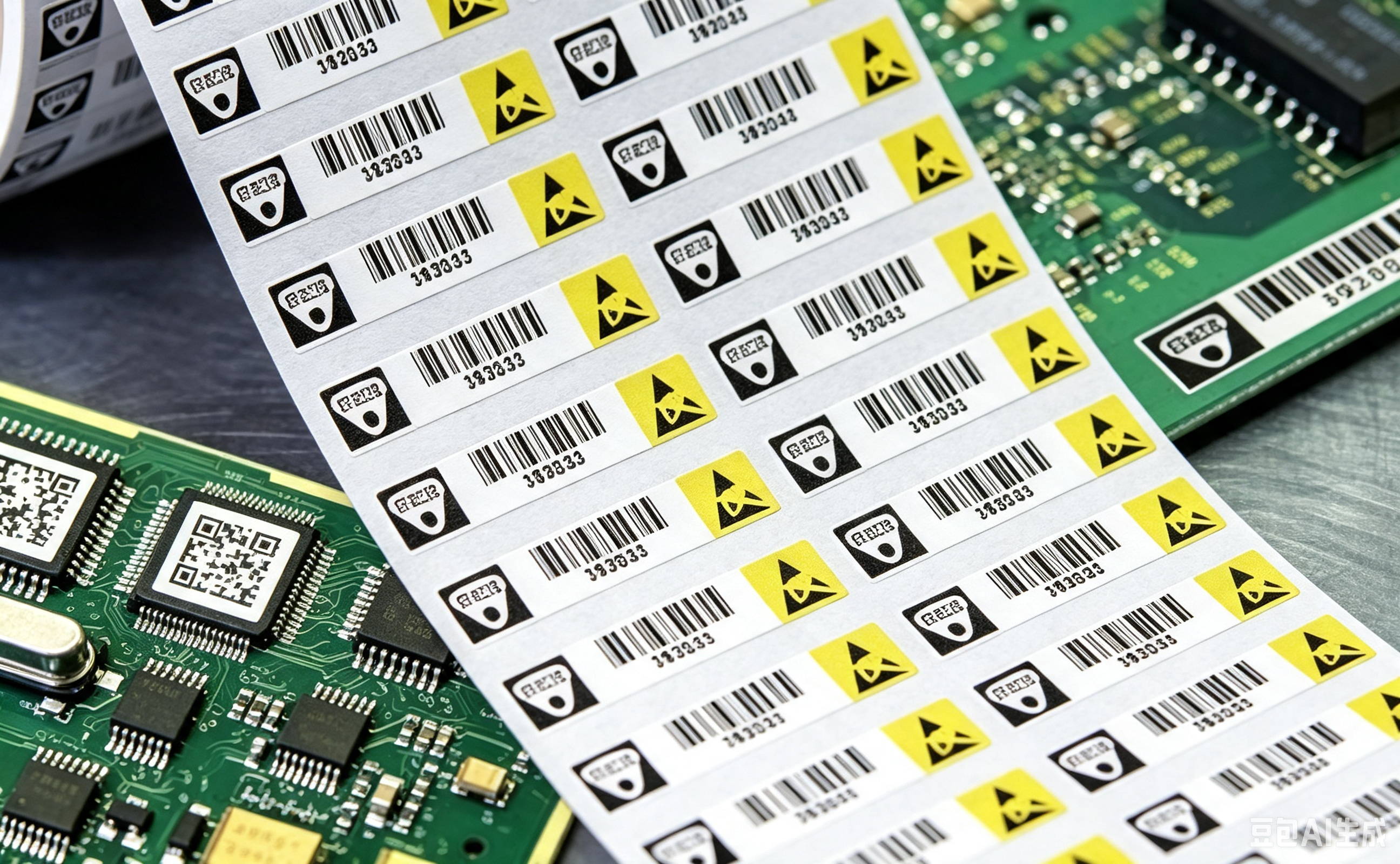 PCB耐高温阻燃追溯标签